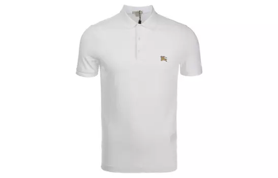 Рубашка поло мужская белая Burberry, белый