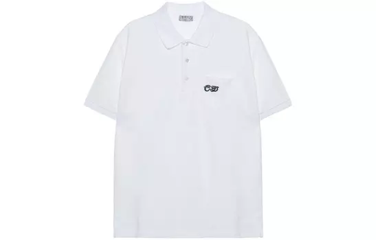 Рубашка поло мужская белая Dior, белый