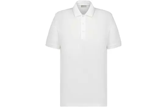 Рубашка поло мужская белая Dior, белый