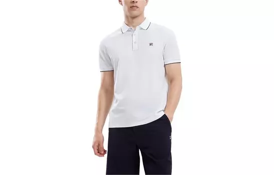 Рубашка поло мужская белая Fila, белый