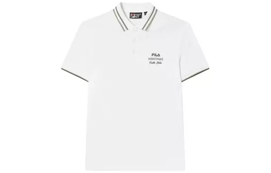 Рубашка поло мужская белая Fila, белый