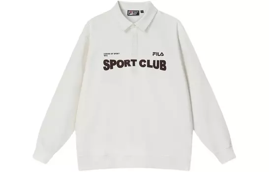 Рубашка поло мужская белая Fila, белый
