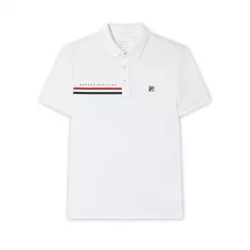 Рубашка поло мужская белая Fila, белый