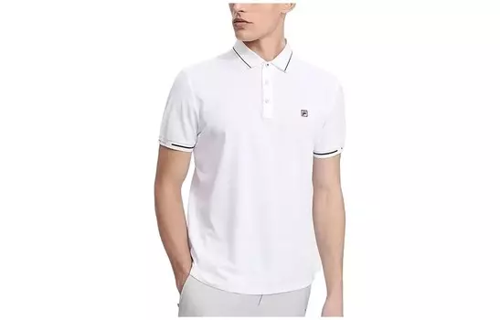 Рубашка поло мужская белая Fila, белый