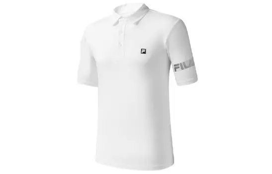 Рубашка поло мужская белая Fila, белый