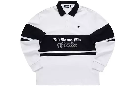 Рубашка поло мужская белая Fila, белый