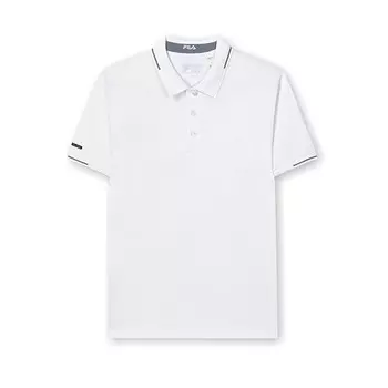 Рубашка поло мужская белая Fila, белый