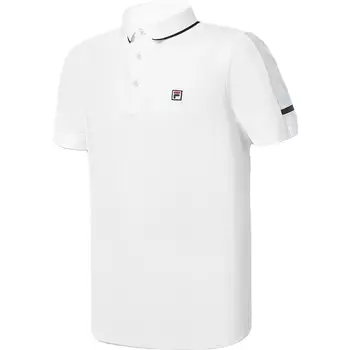 Рубашка поло мужская белая Fila, белый