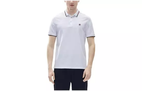 Рубашка поло мужская белая Fila, белый