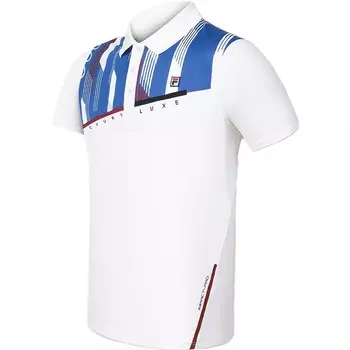 Рубашка поло мужская белая Fila, цвет Jade White
