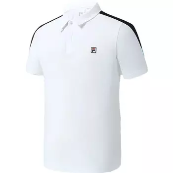 Рубашка поло мужская белая Fila, цвет Jade White