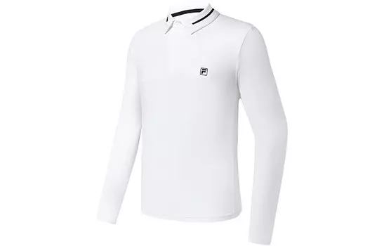 Рубашка поло мужская белая Fila, цвет Jade White