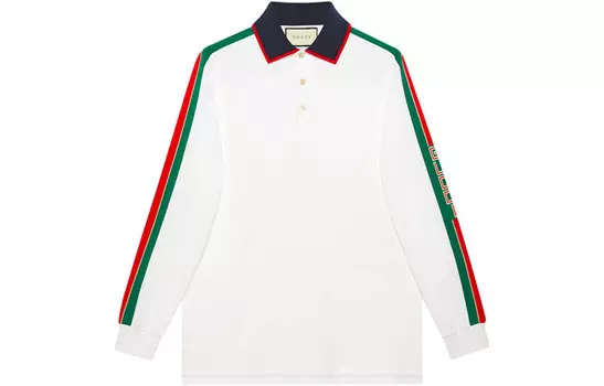 Рубашка поло мужская белая Gucci, белый