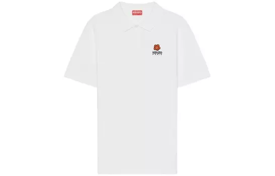 Рубашка поло мужская белая Kenzo, белый