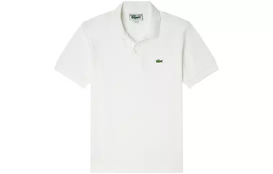 Рубашка поло мужская белая Lacoste, белый