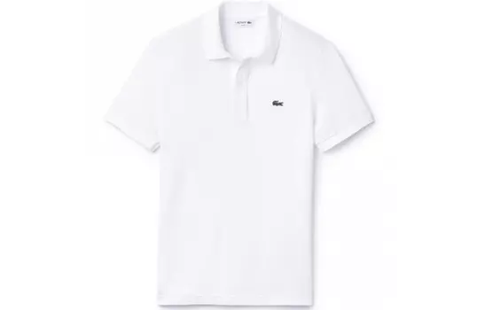 Рубашка поло мужская белая Lacoste, белый