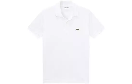 Рубашка поло мужская белая Lacoste, белый