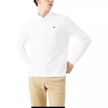 Рубашка поло мужская белая Lacoste, белый