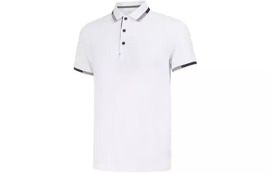 Рубашка поло мужская белая Lining, белый