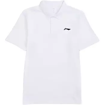 Рубашка поло мужская белая Lining, белый