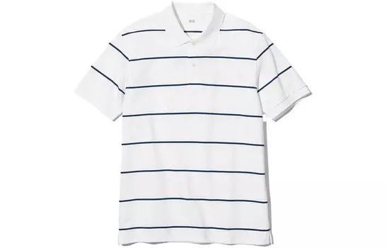 Рубашка поло мужская белая Uniqlo, белый