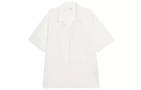 Рубашка поло мужская белая Uniqlo, белый
