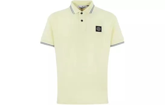 Рубашка поло мужская бежевая Stone Island, бежевый