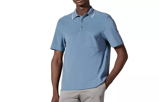 Рубашка поло мужская Castlerock/Artic серая Hermes, серый