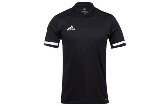 Рубашка поло мужская черная Adidas, черный
