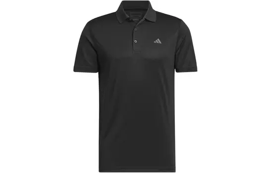 Рубашка поло мужская черная Adidas, черный