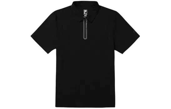 Рубашка поло мужская черная Fila, черный