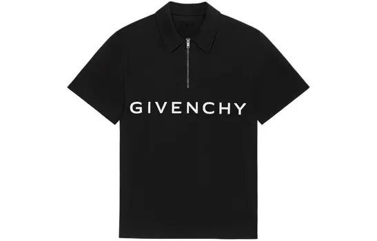 Рубашка поло мужская черная Givenchy, черный