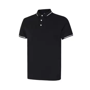 Рубашка поло мужская черная Lining, черный