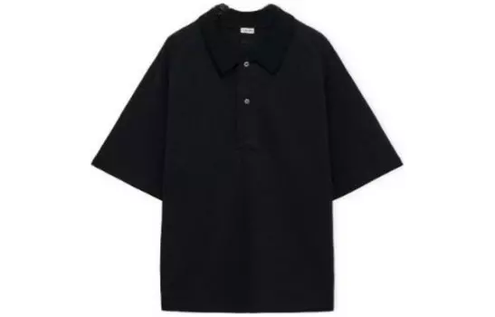 Рубашка поло мужская черная Loewe, черный