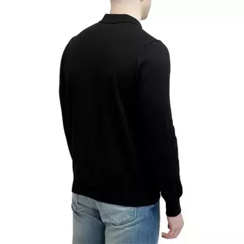 Рубашка поло мужская черная Stone Island, черный