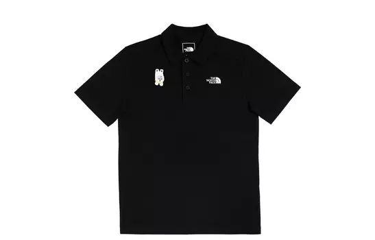 Рубашка поло мужская черная The North Face, черный