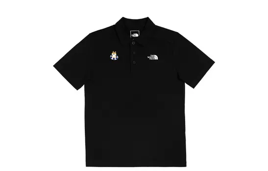 Рубашка поло мужская черная The North Face, черный