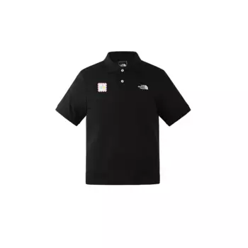 Рубашка поло мужская черная The North Face, черный
