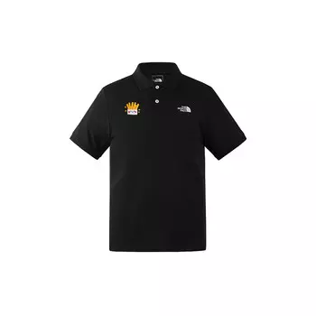 Рубашка поло мужская черная The North Face, черный