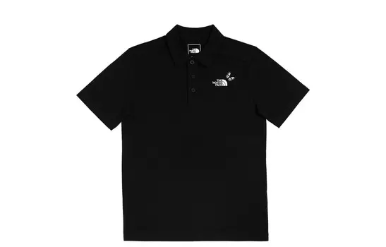 Рубашка поло мужская черная The North Face, черный