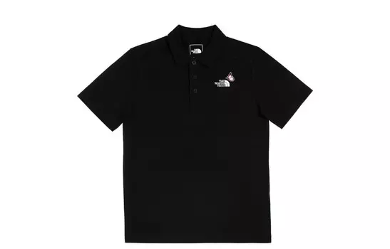 Рубашка поло мужская черная The North Face, черный