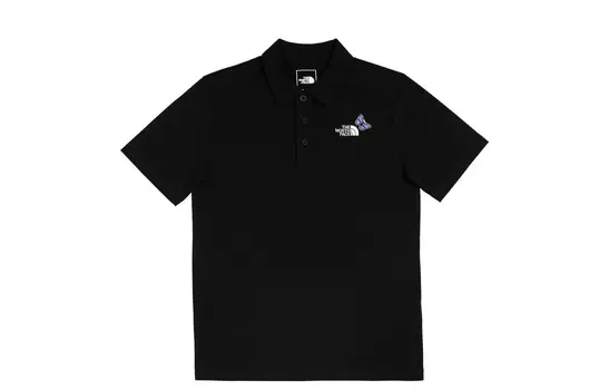 Рубашка поло мужская черная The North Face, черный