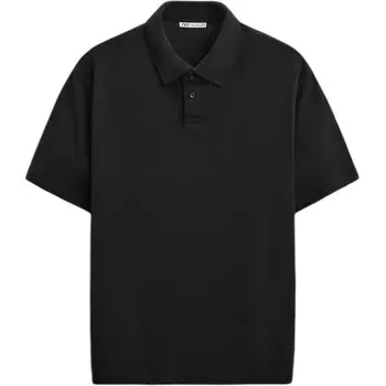 Рубашка поло мужская черная Zara, черный