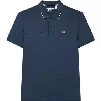 Рубашка поло мужская, цвет черный как смоль Fila, черный