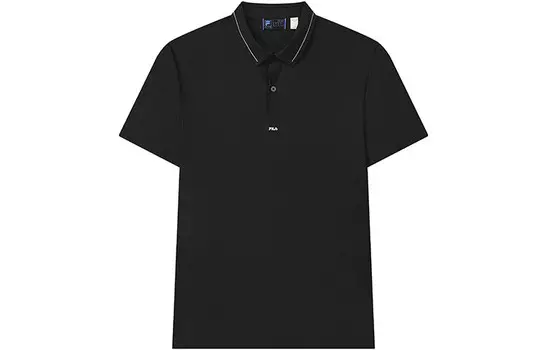 Рубашка поло мужская, цвет черный как смоль Fila, черный