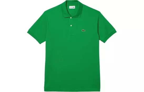 Рубашка поло мужская, цвет зеленый Lacoste, зеленый