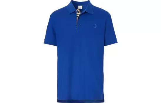 Рубашка поло мужская Deep Royal Blue Burberry, синий