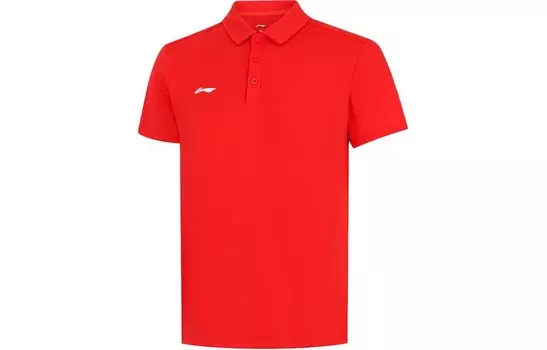 Рубашка поло мужская Флаг красный Lining, красный