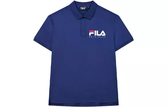 Рубашка поло мужская Glow Purple Blue Fila, цвет Glow purple blue