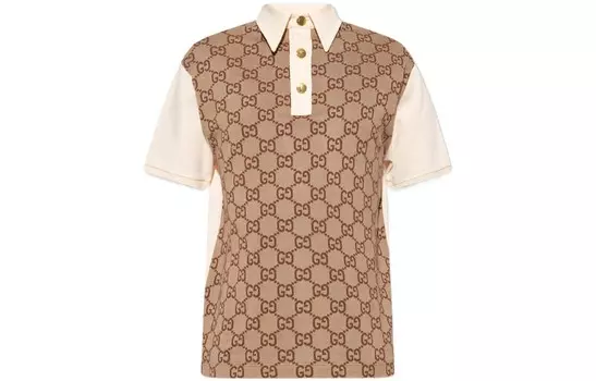 Рубашка поло мужская Gucci, хаки
